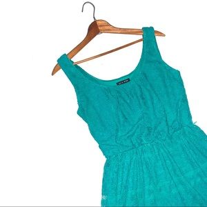 AS U WISH Knit Blue/Green Dress